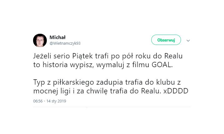 Piątek w Realu? Podobną historię już widzieliśmy... :D